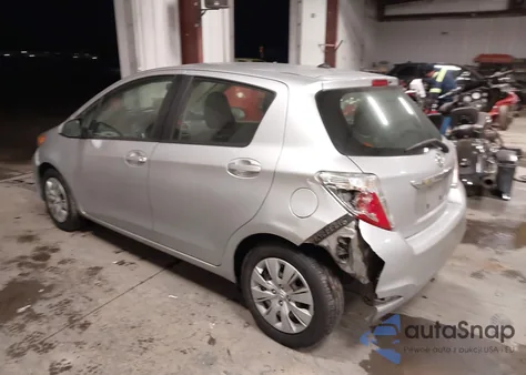 2012 Toyota Yaris Le z USA, uszkodzony, nr VIN JTDKTUD36CD527792